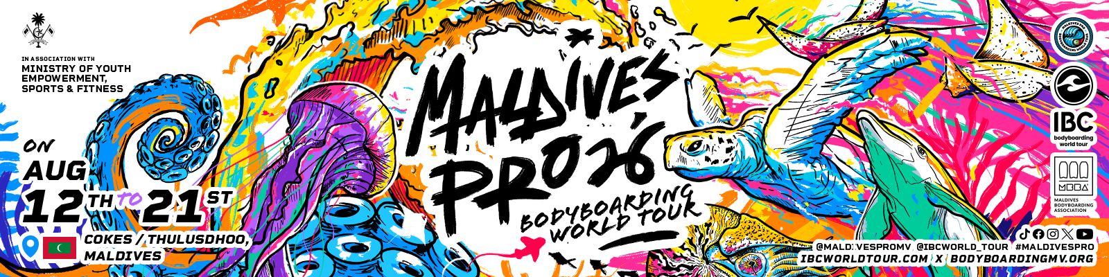 Maldives Pro 2026 banner